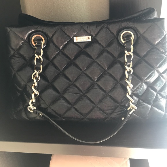 kate spade Bags Black Leather Kate Spade Bag Poshmark